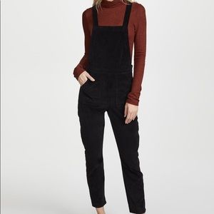 Madewell black overalls